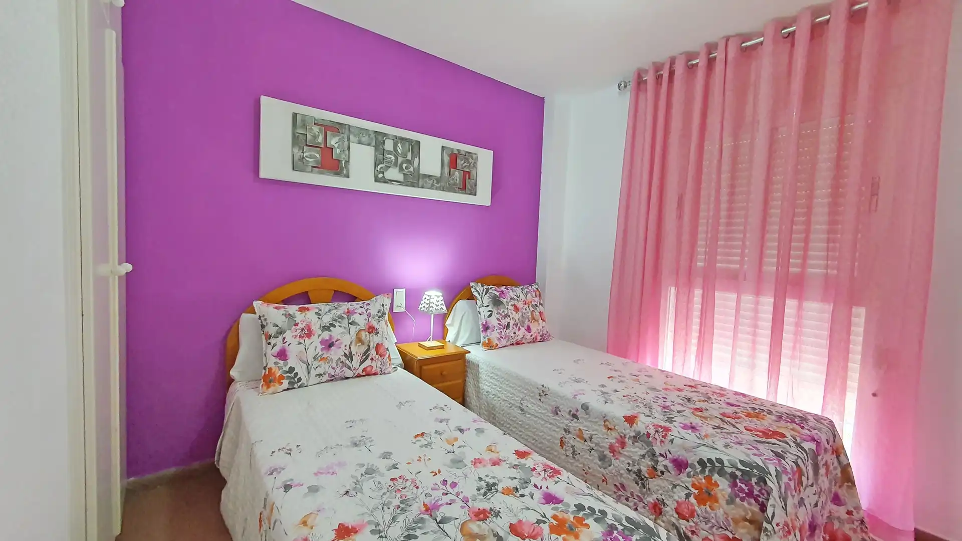 Schlafzimmer von Wohnungen zur Miete in Gandia mit Terrasse, Möbliert und Ofen