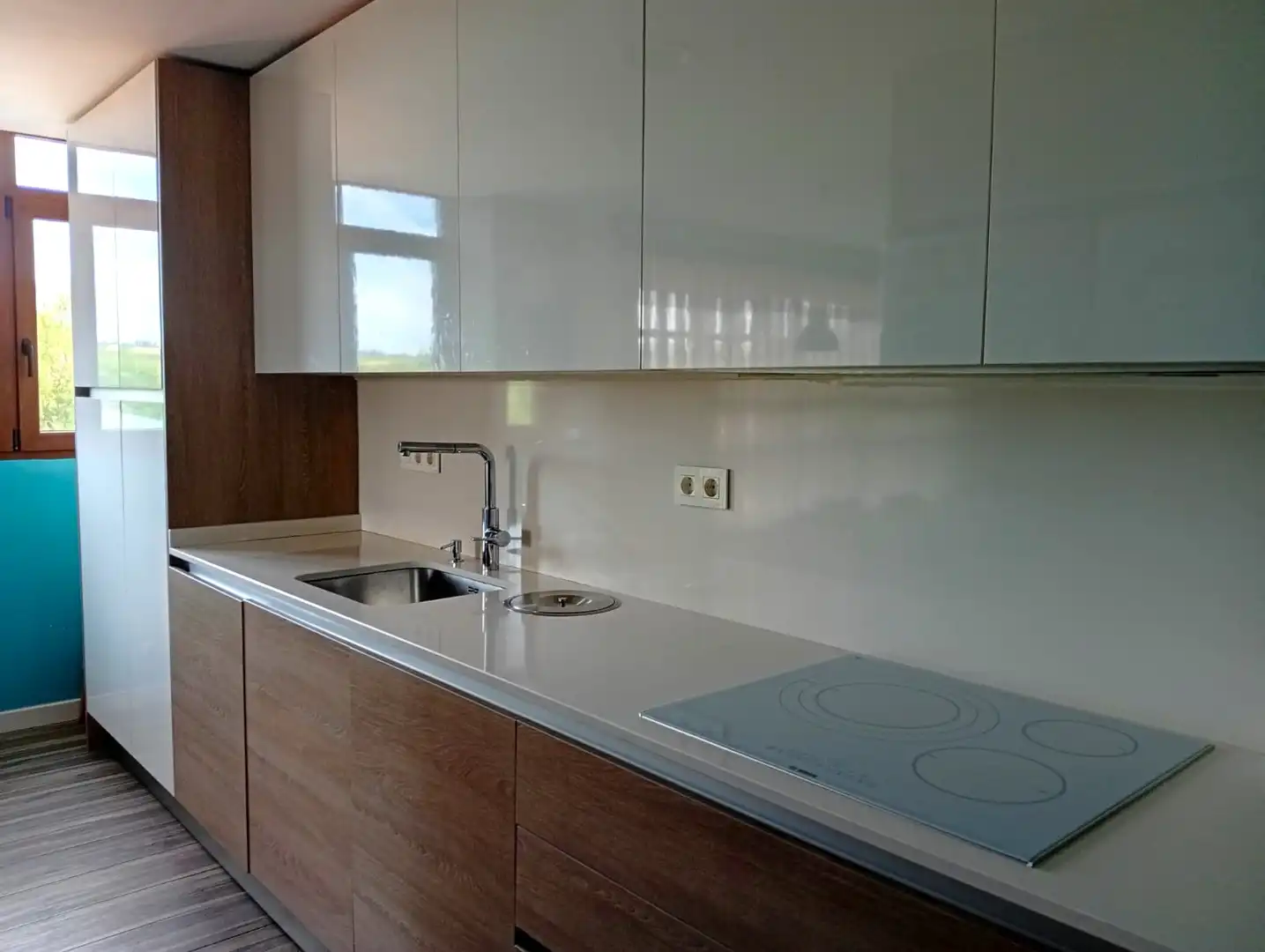 Cocina de Piso en venta en Gijón  con Calefacción, Parquet y Terraza