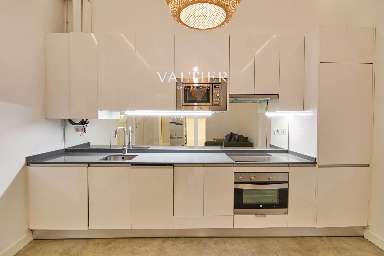 Kitchen of Flat for rent in  Madrid Capital  with Furnished