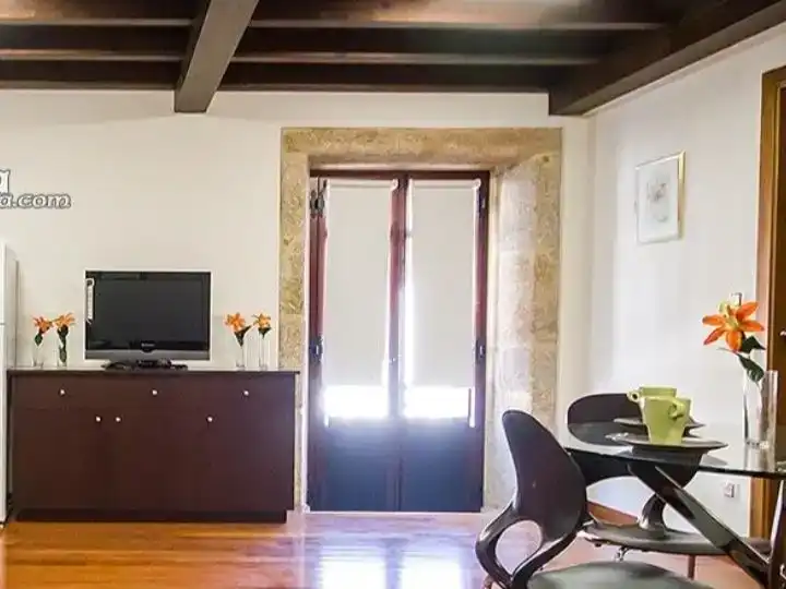 Wohnzimmer von Wohnung zur Miete in Carnota mit Möbliert und Balkon