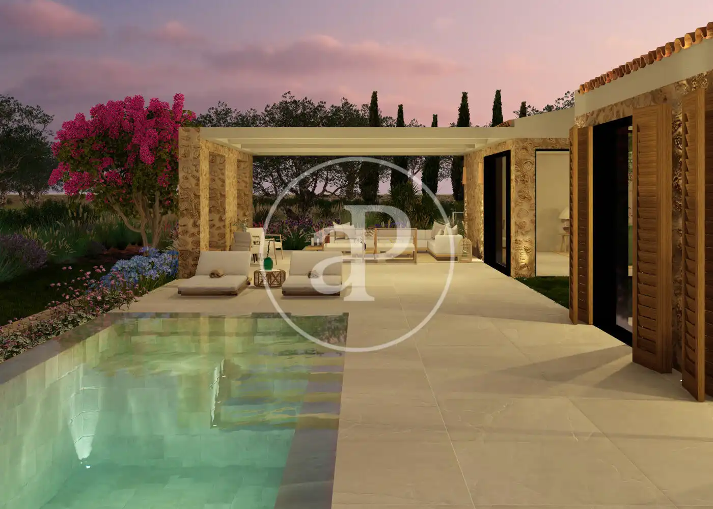 Terraza de Casa o chalet en venta en Sa Pobla con Aire acondicionado, Calefacción y Jardín privado