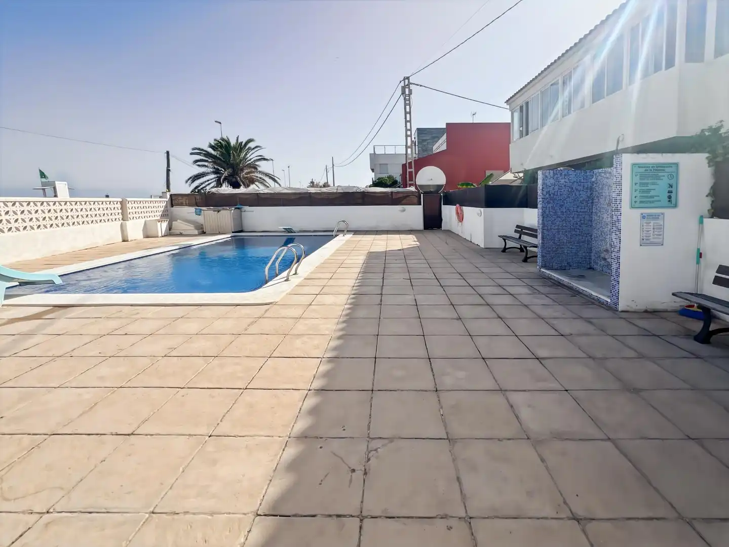 Swimming pool of Detached homes for sale in Almazora / Almassora  with Air Conditioner, Terrace and Storage room