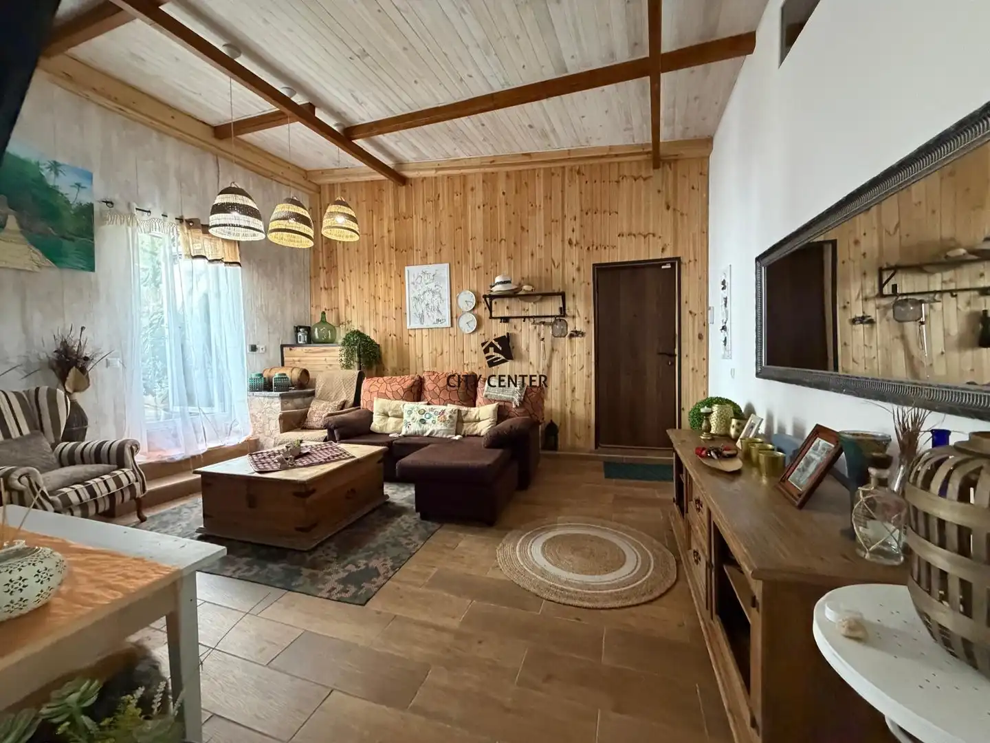 Sala d'estar de Casa o xalet en venda en Icod de los Vinos amb Jardí privat i Moblat