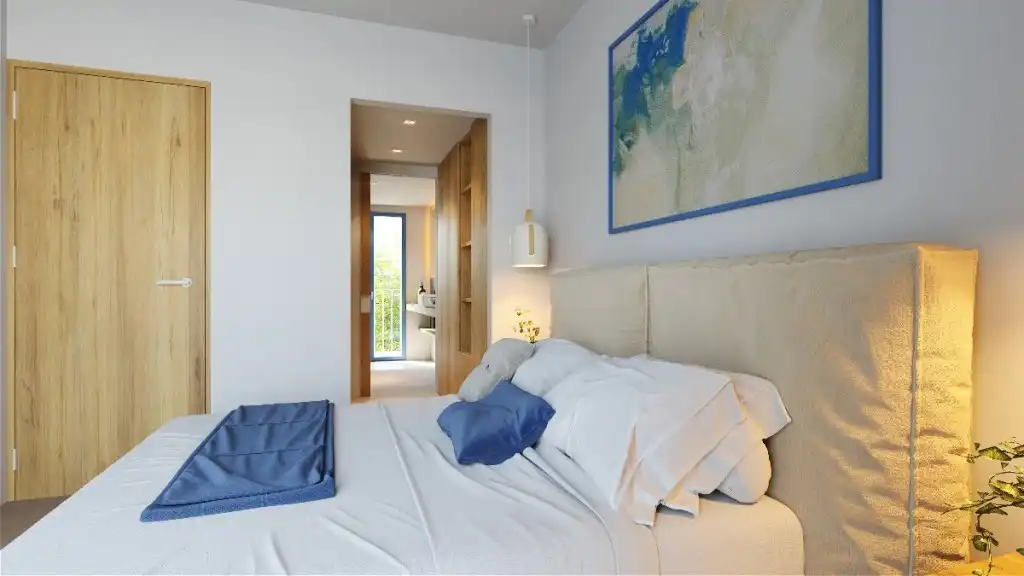 Dormitori de Casa o xalet en venda en Alcúdia amb Aire condicionat, Jardí privat i Piscina comunitària