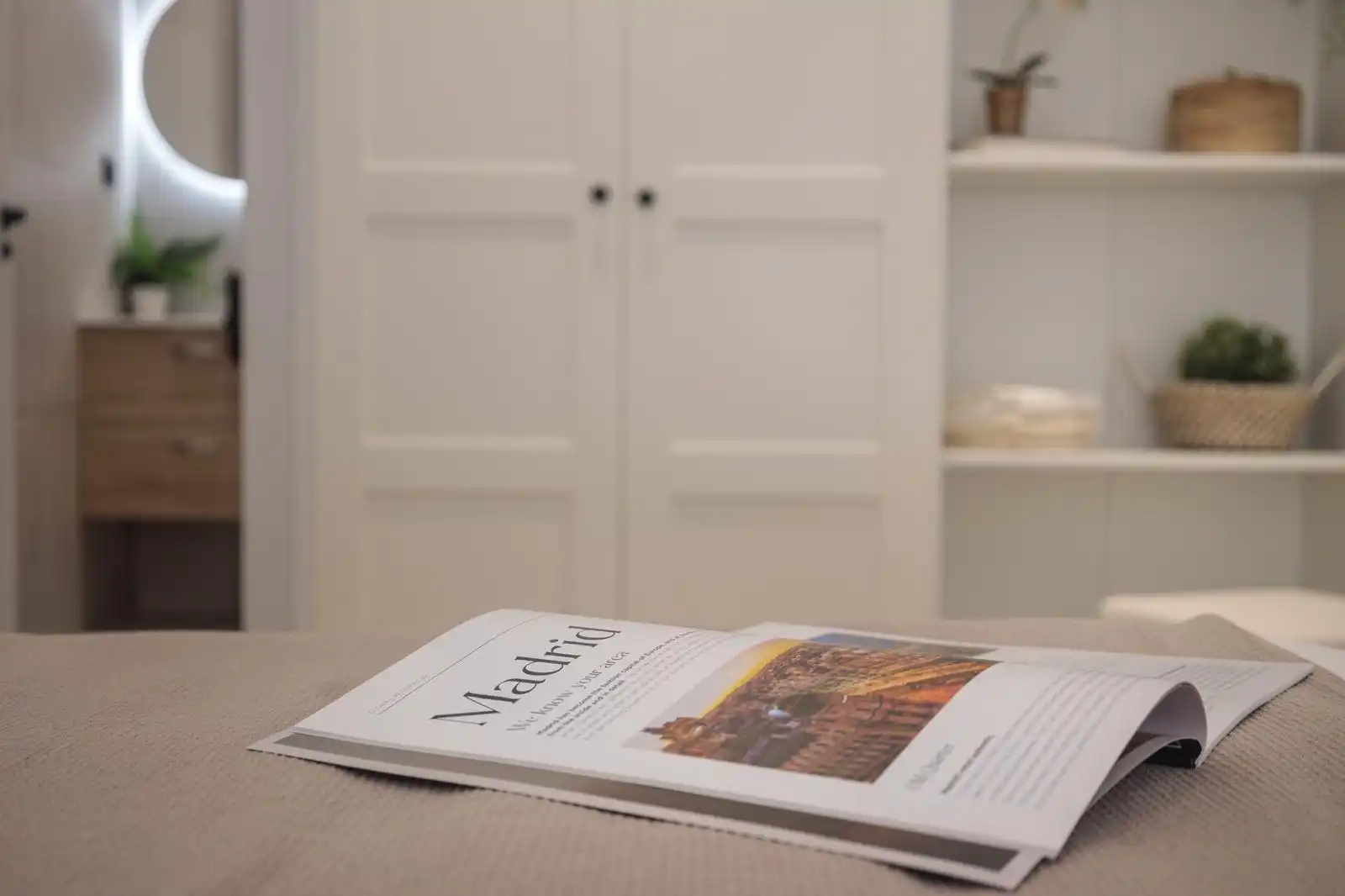Bedroom of Flat for sale in Madrid  with Heating and Furnished