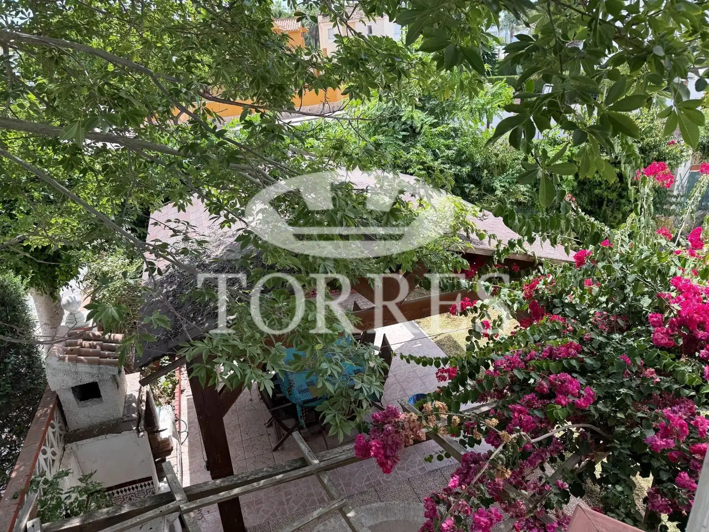 Jardín de Casa adosada en venta en Málaga con Terraza, Balcón y Piscina comunitaria