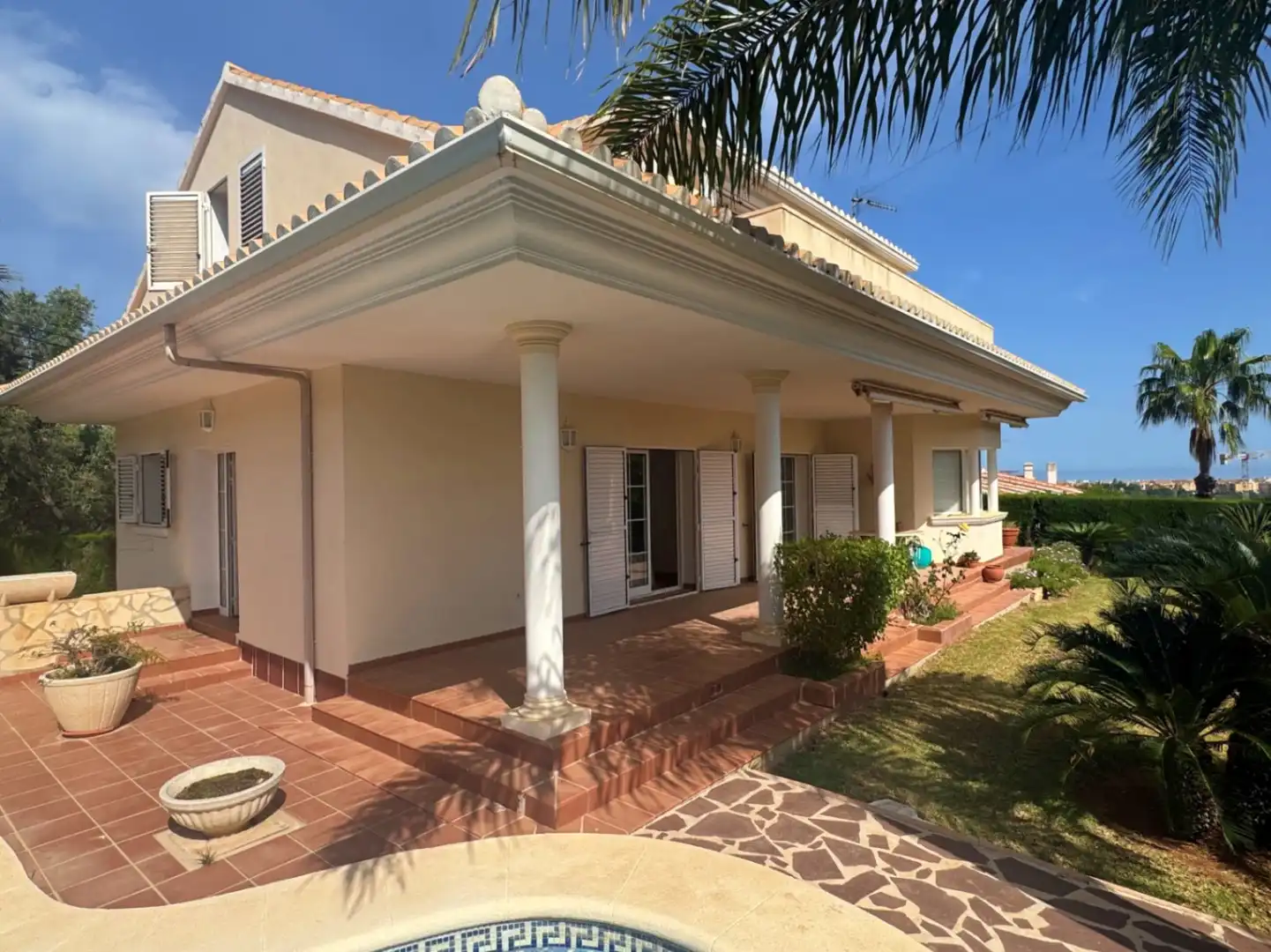 Exterior view of Houses for sale in Dénia  with Air Conditioner, Private garden and Terrace