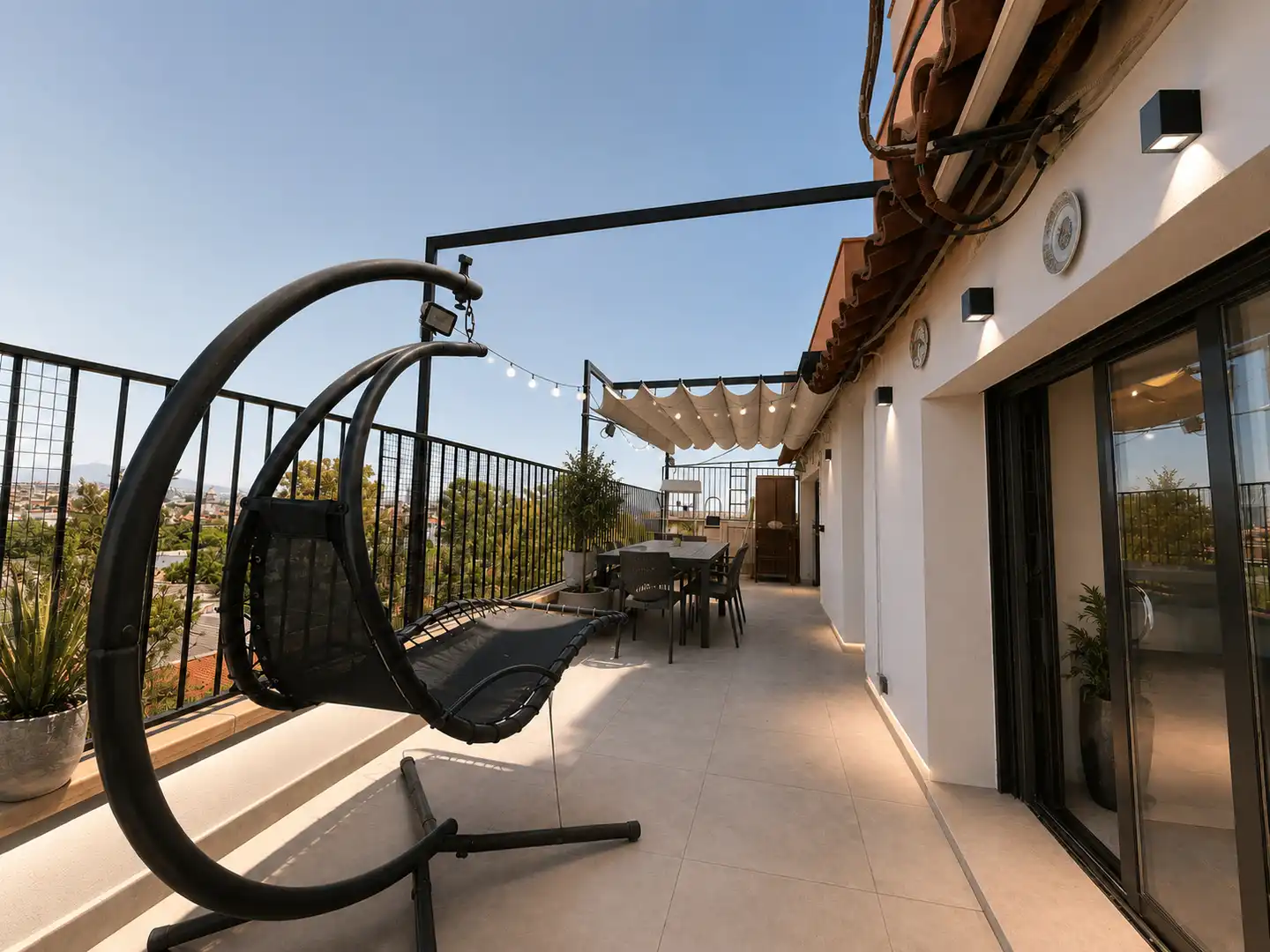 Terrasse von Dachboden zum Verkauf in El Prat de Llobregat mit Klimaanlage, Heizung und Parkett