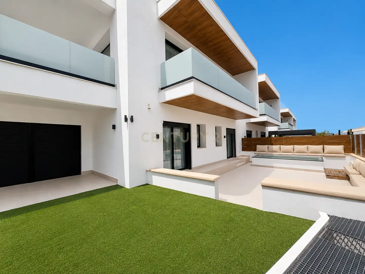 Terrassa de Casa o xalet de lloguer en Santa Eulària des Riu amb Aire condicionat, Jardí privat i Traster