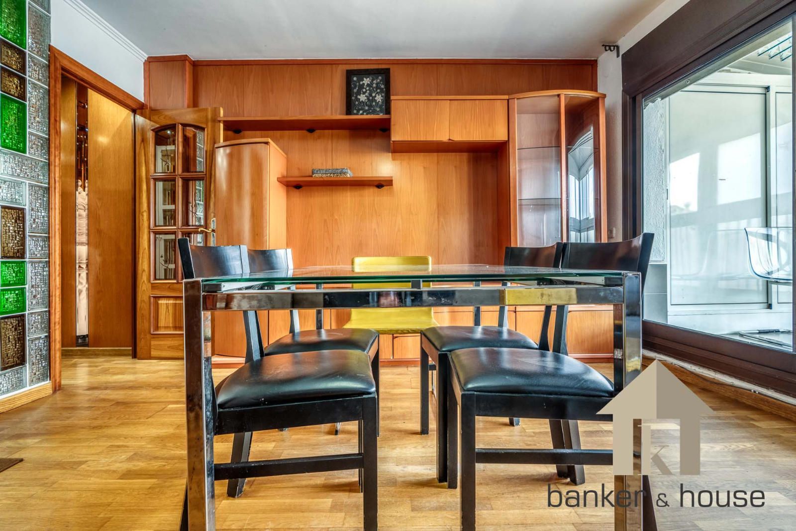 Dining room of Attic for sale in Cerdanyola del Vallès  with Air Conditioner, Heating and Parquet flooring