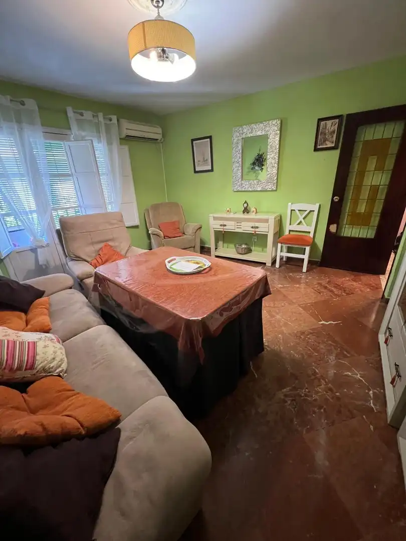 Sala de estar de Piso de alquiler en Sevilla con Aire acondicionado, Terraza y Amueblado