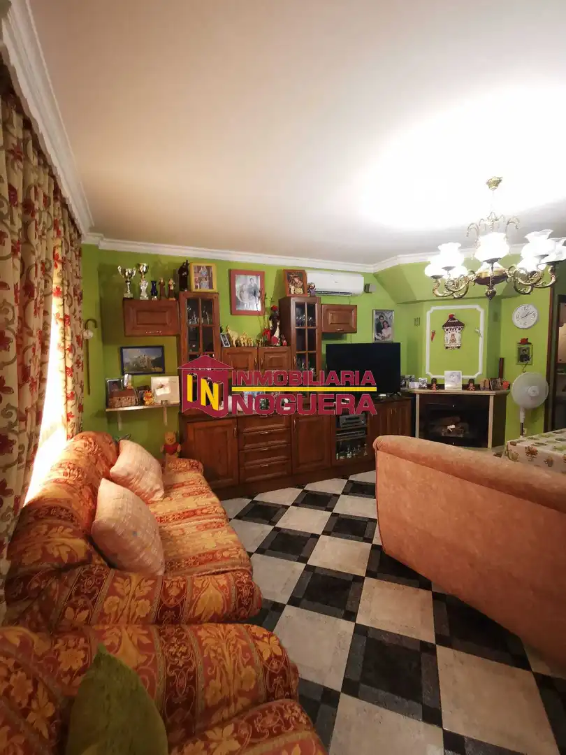 Sala d'estar de Casa o xalet en venda en Écija amb Aire condicionat i Moblat