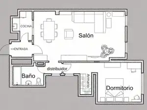 Flat for sale in Madrid  with Air Conditioner and Heating