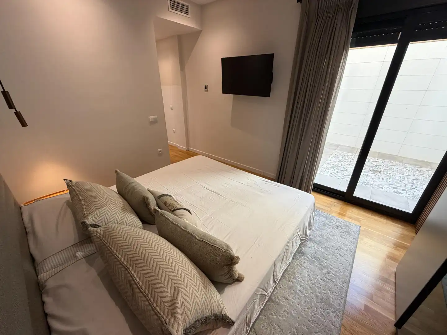 Schlafzimmer von Wohnung zum Verkauf in Alzira mit Klimaanlage, Heizung und Parkett