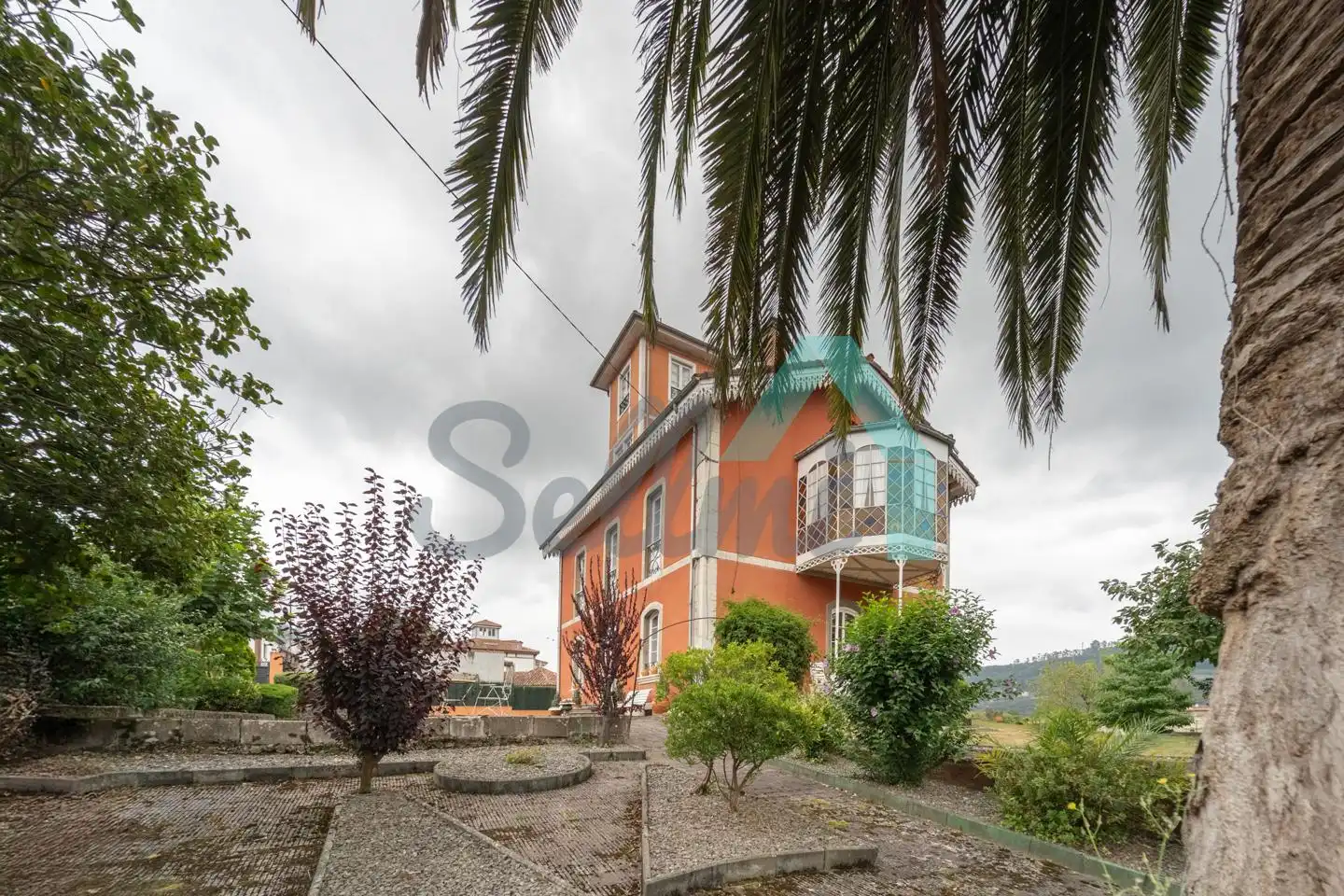 Vista exterior de Casa o chalet en venta en Ribera de Arriba con Jardín privado, Terraza y Balcón