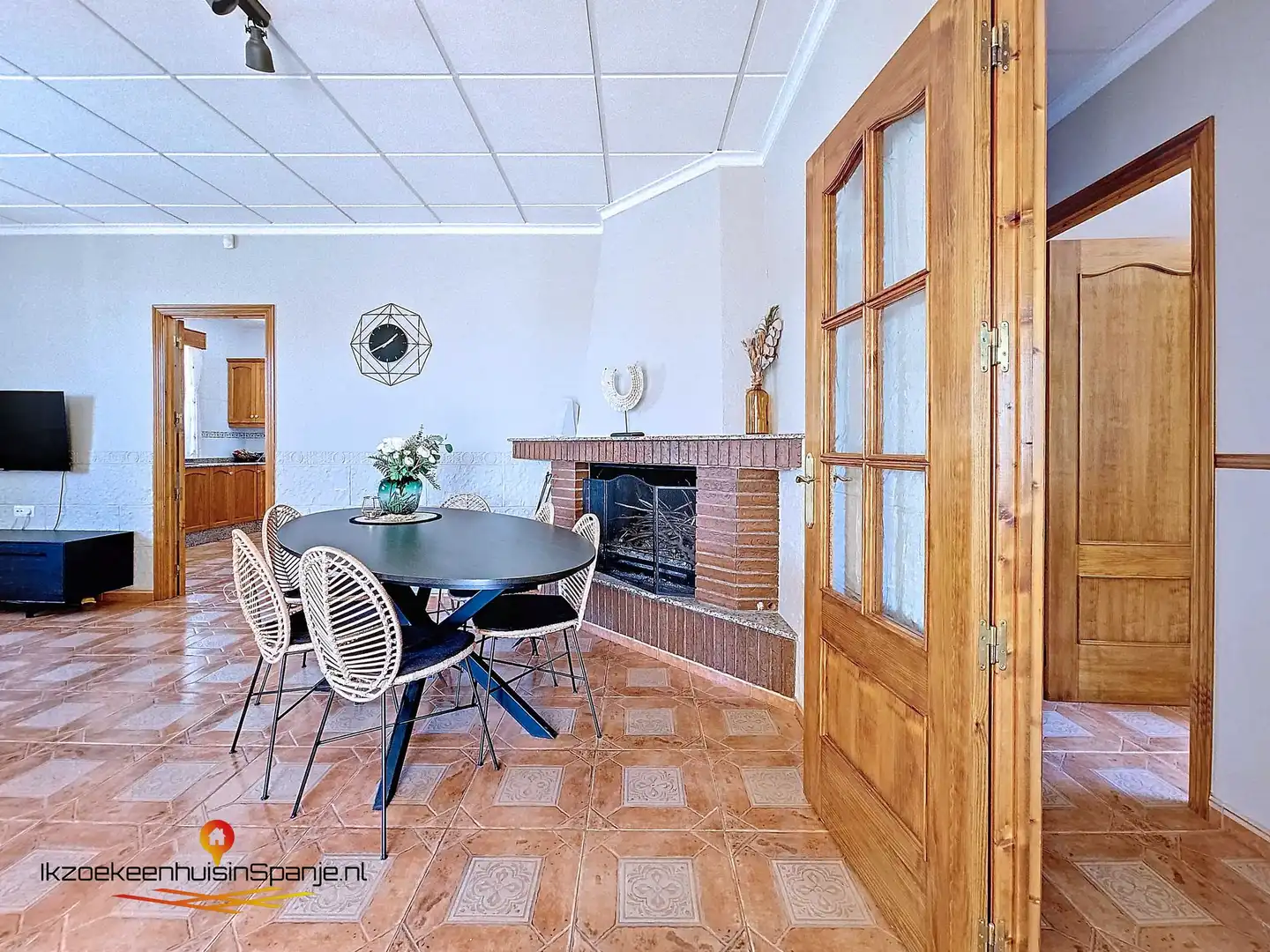 Dining room of Houses for sale in Caudete  with Terrace