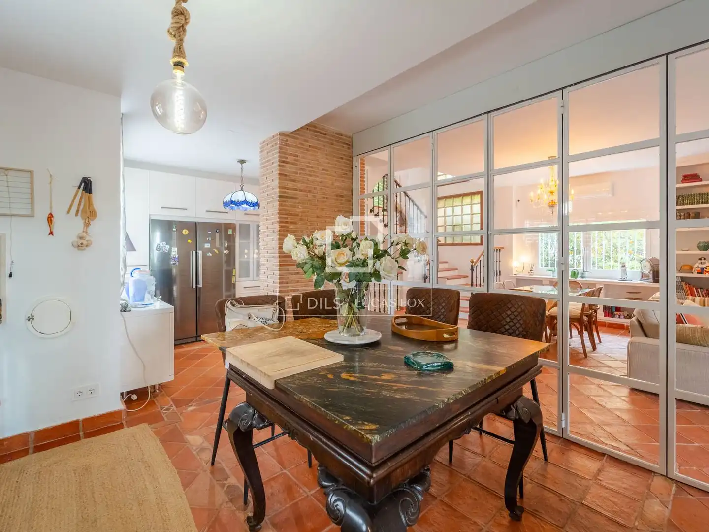 Dining room of Houses for rent in L'Eliana  with Air Conditioner, Heating and Private garden