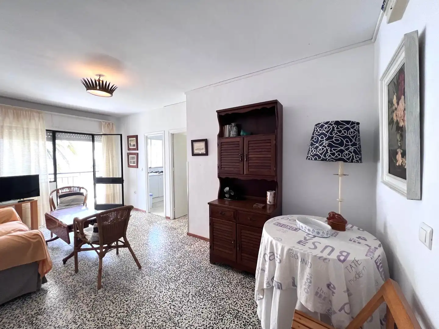 Sala d'estar de Apartament en venda en La Antilla amb Terrassa i Moblat
