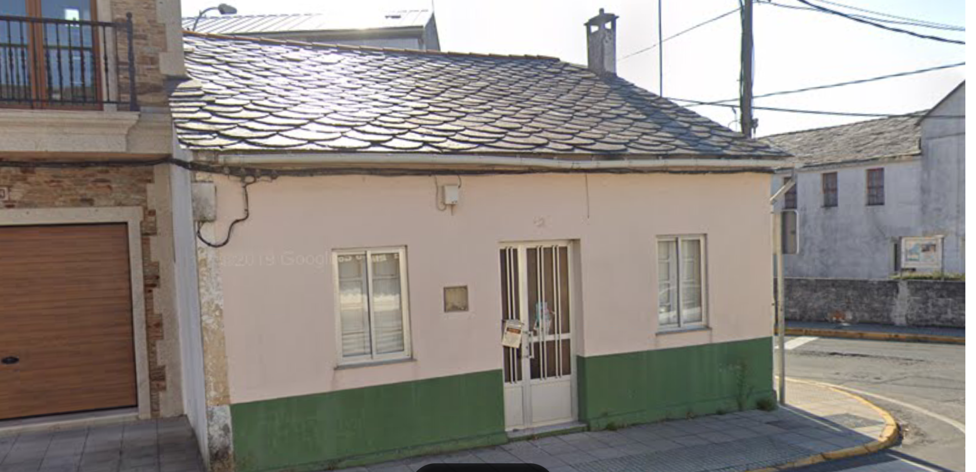Exterior view of Single-family semi-detached for sale in As Pontes de García Rodríguez 