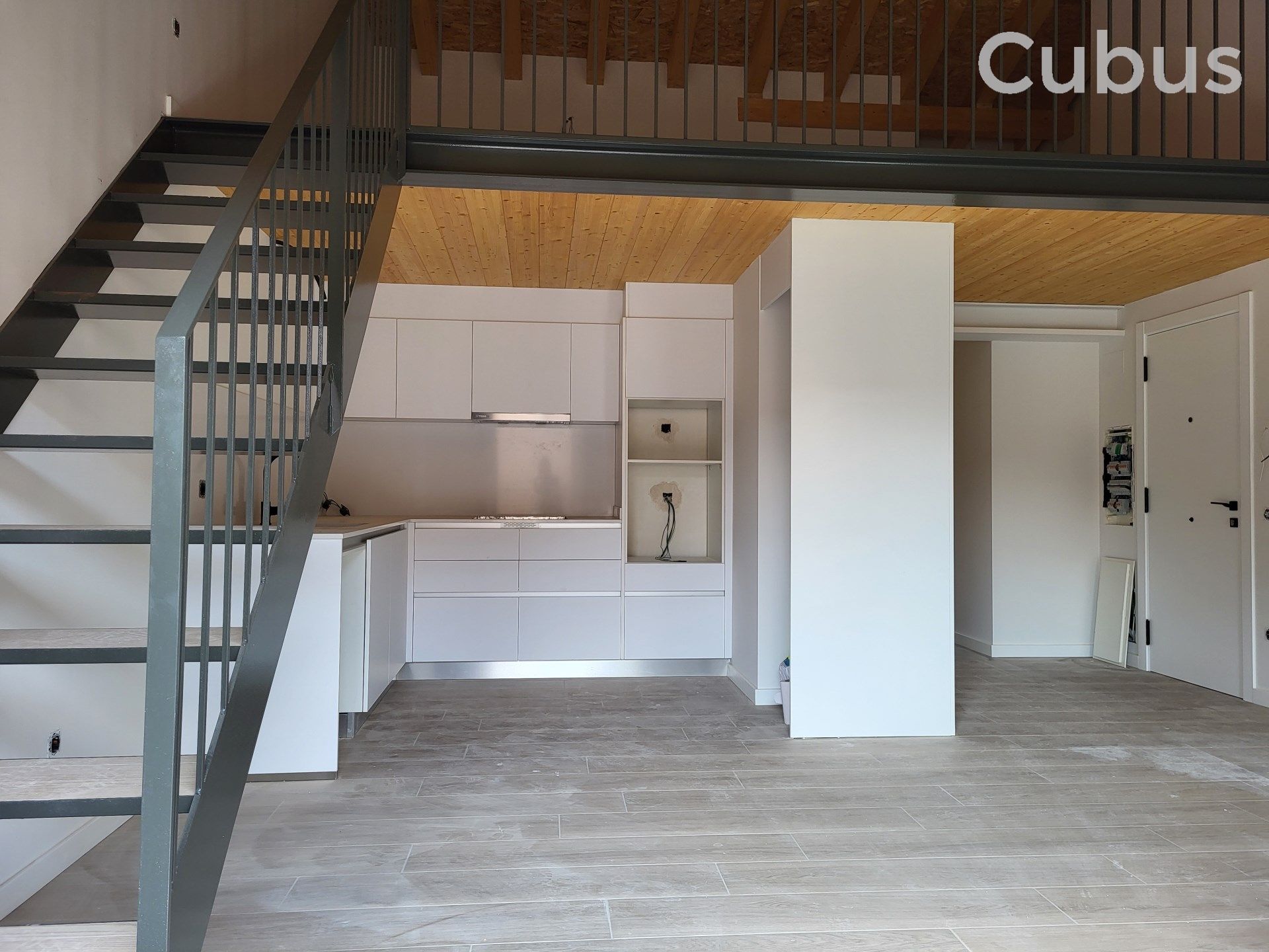 Kitchen of Flat for sale in Olot  with Air Conditioner, Heating and Balcony