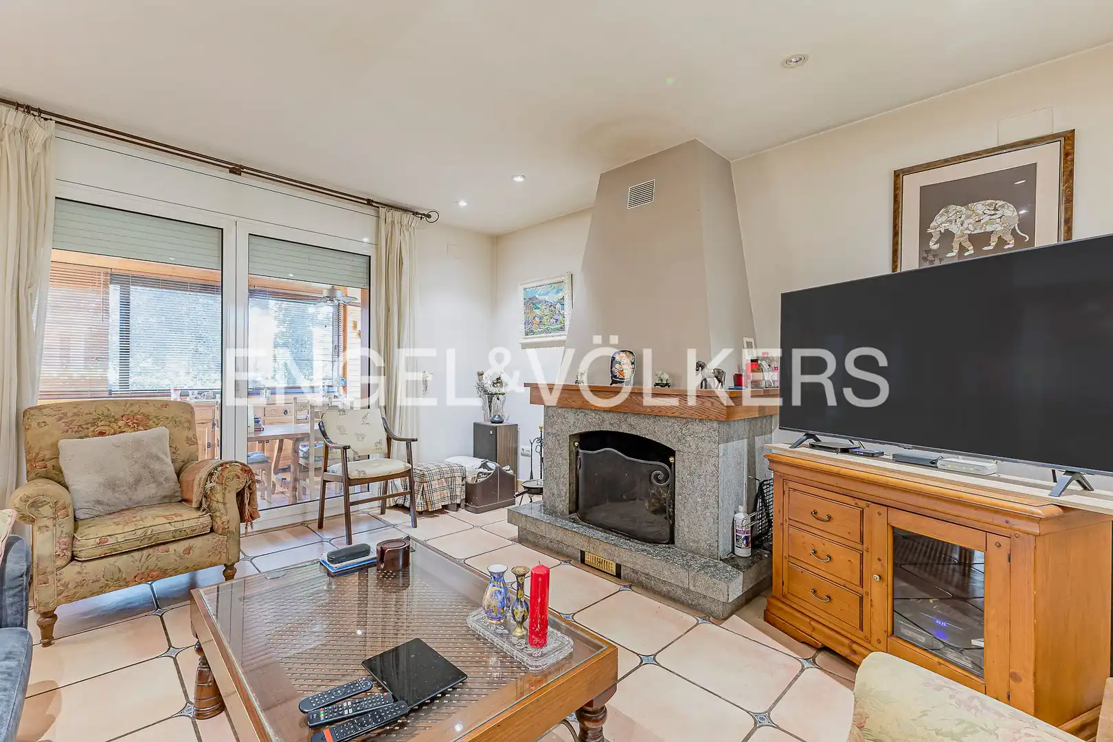 Sala de estar de Casa o chalet en venta en Sant Fruitós de Bages con Aire acondicionado, Calefacción y Jardín privado