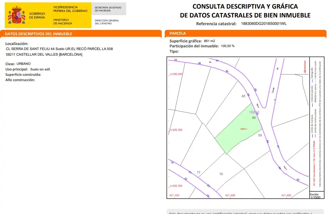 Wohnbaugrundstück zum Verkauf in Serra De Sant Feliu, imagen 15