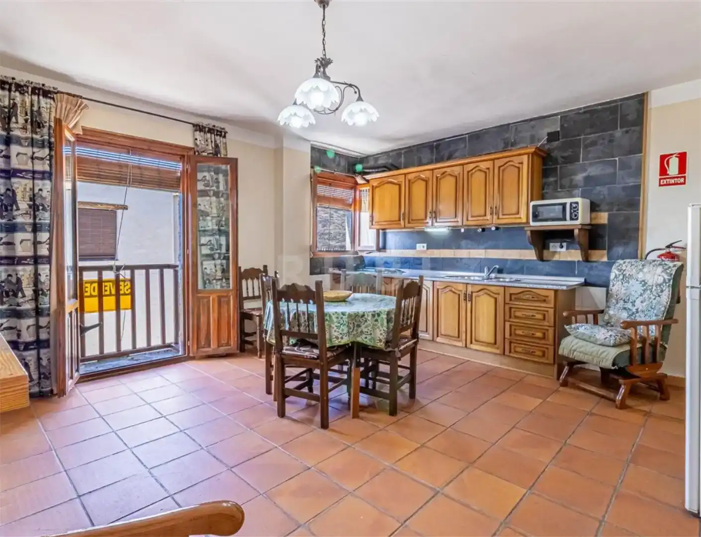 Kitchen of Apartments for sale in Bubión  with Private garden, Swimming Pool and Furnished