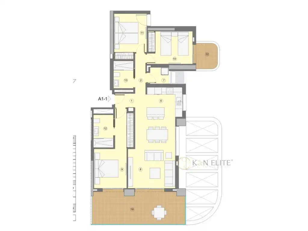 Flat with lift for sale in Via Parque, imagen 24