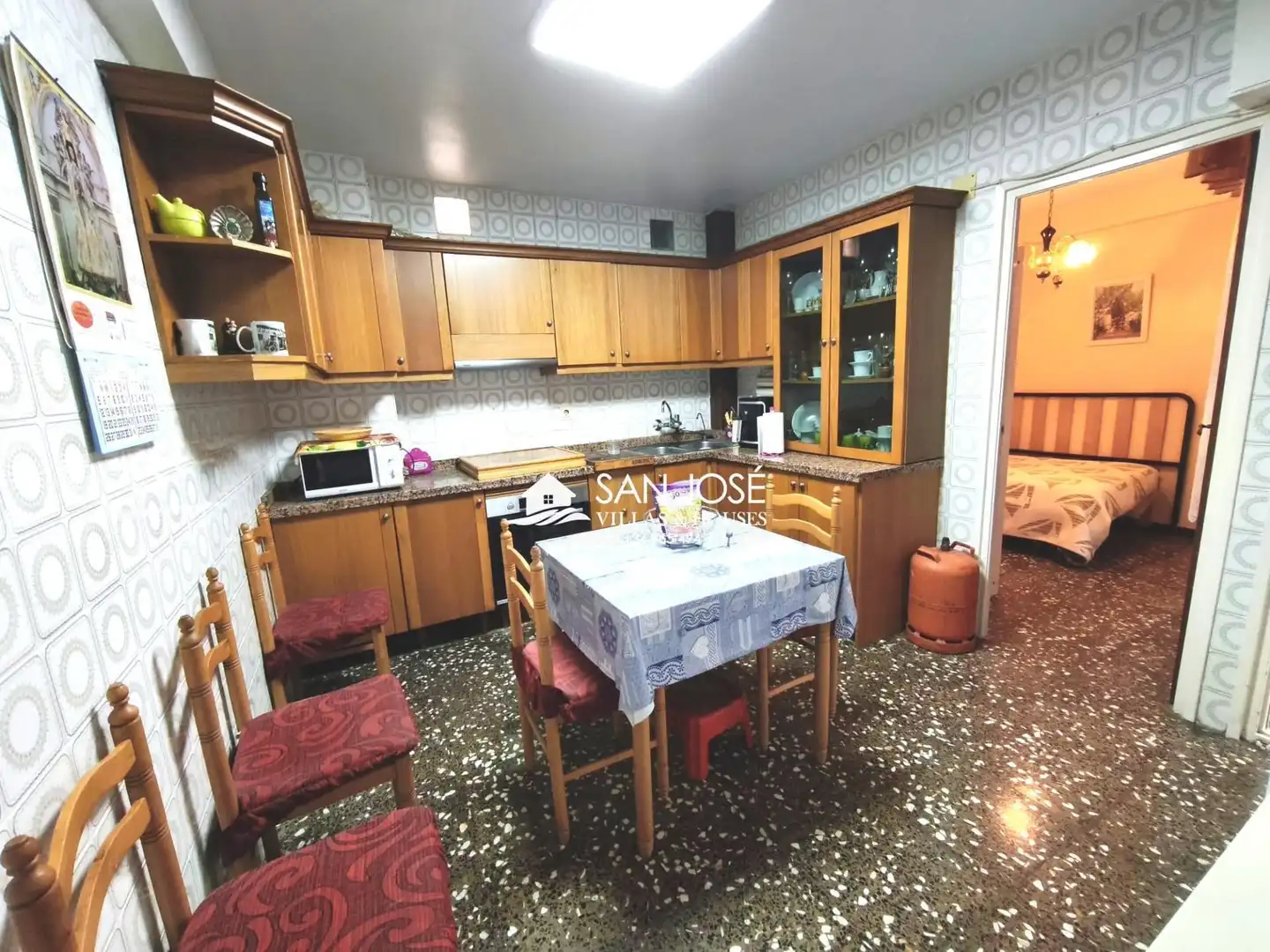 Küche von Wohnung zum Verkauf in Aspe mit Möbliert und Balkon