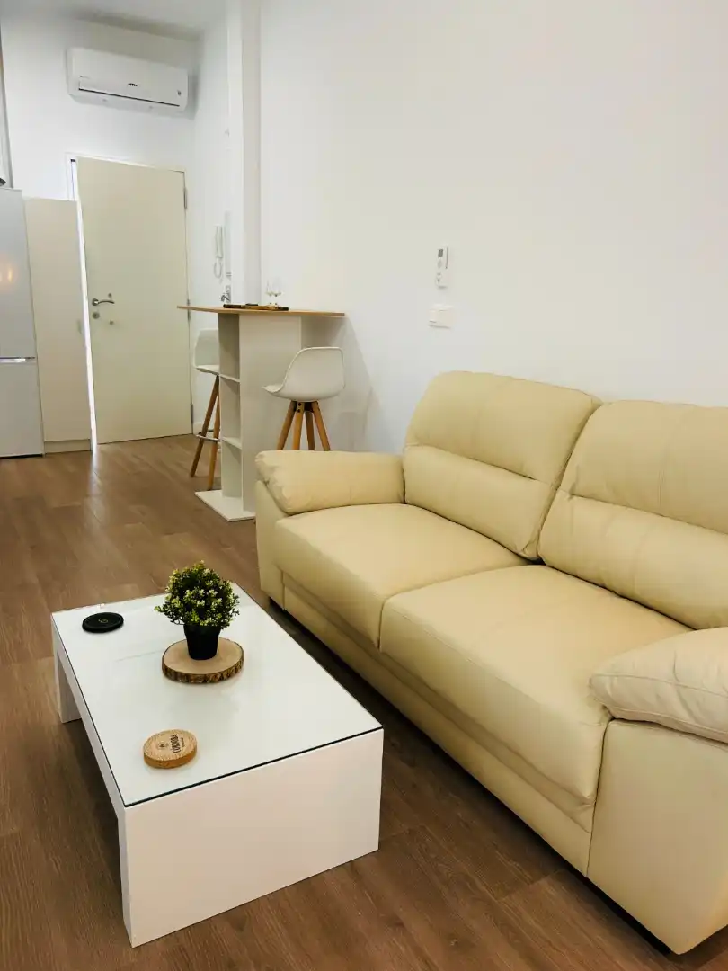 Sala d'estar de Apartament en venda en Córdoba amb Aire condicionat, Jardí privat i Moblat