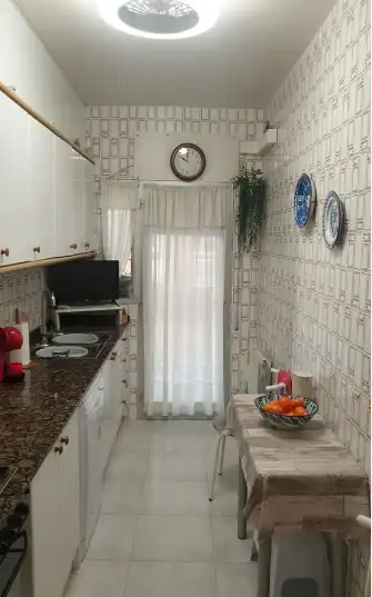 Kitchen of Flat for sale in Tortosa  with Furnished, Oven and Washing machine