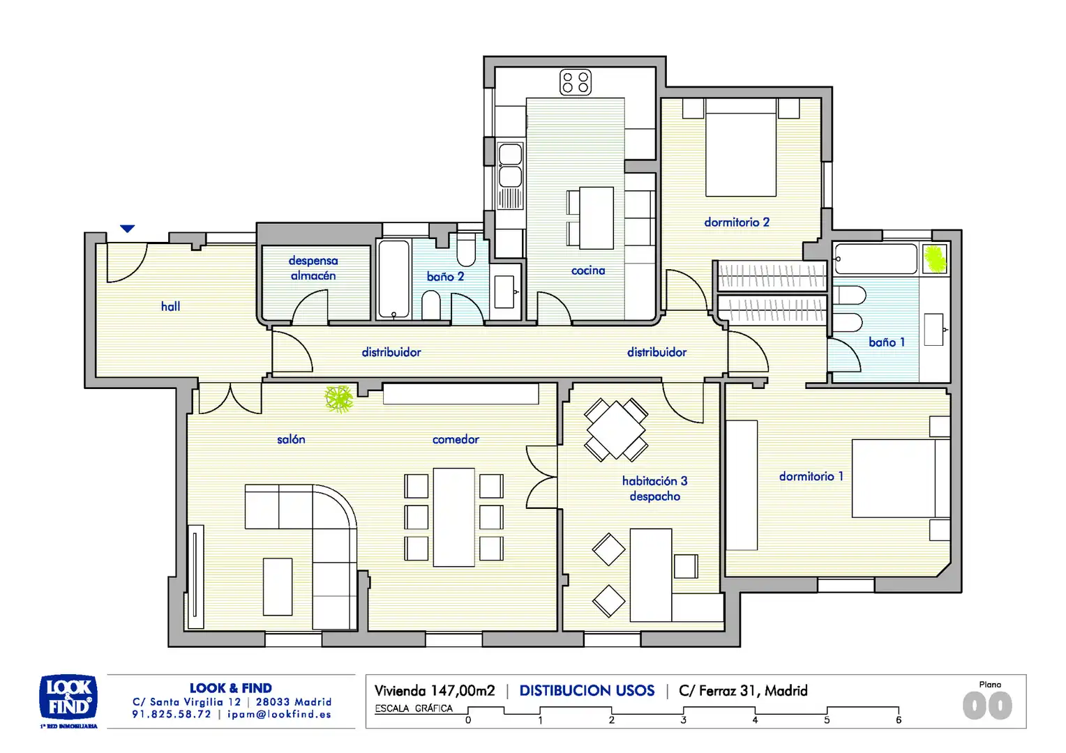 Flat with terrace to rent in Calle de Ferraz 31, imagen 5