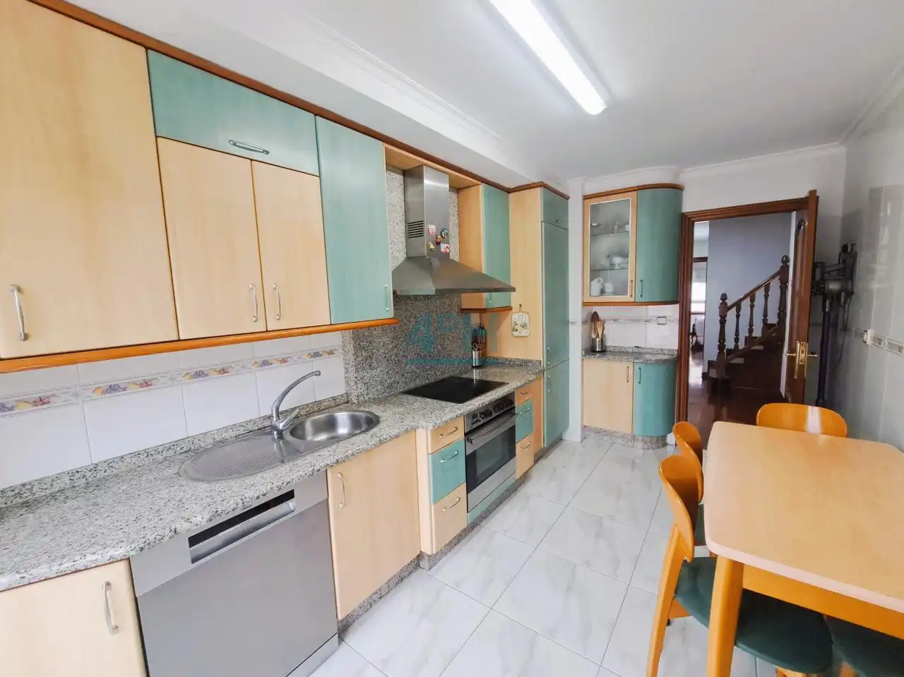 Kitchen of Duplexes for sale in Ourense Capital   with Heating, Parquet flooring and Balcony
