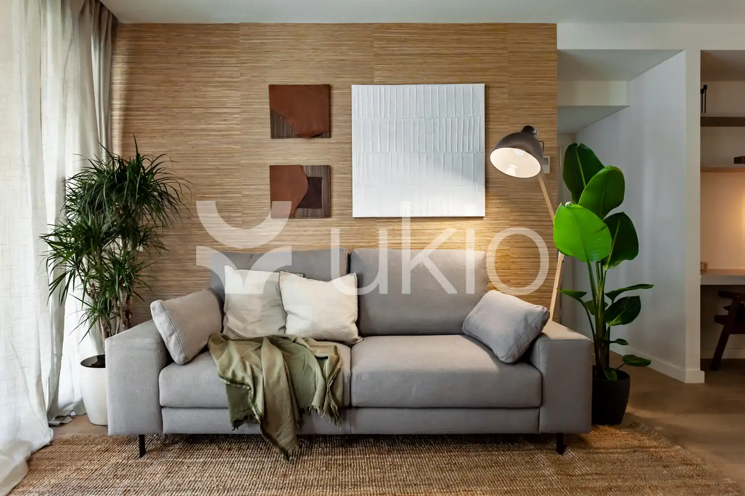 Sala d'estar de Apartament de lloguer en Barcelona amb Aire condicionat, Calefacció i Terrassa