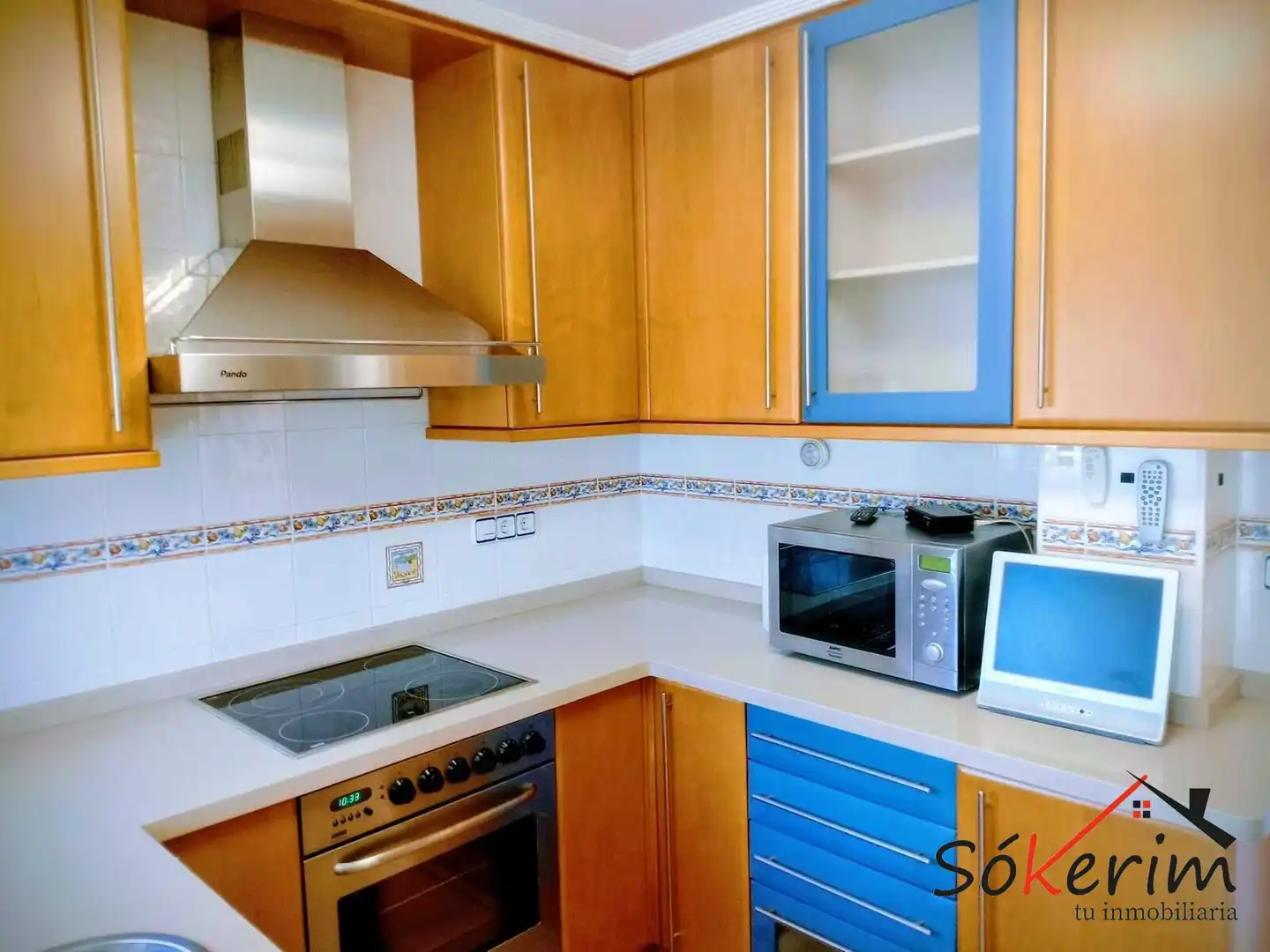 Kitchen of Houses for sale in Villajoyosa / La Vila Joiosa  with Air Conditioner, Heating and Private garden