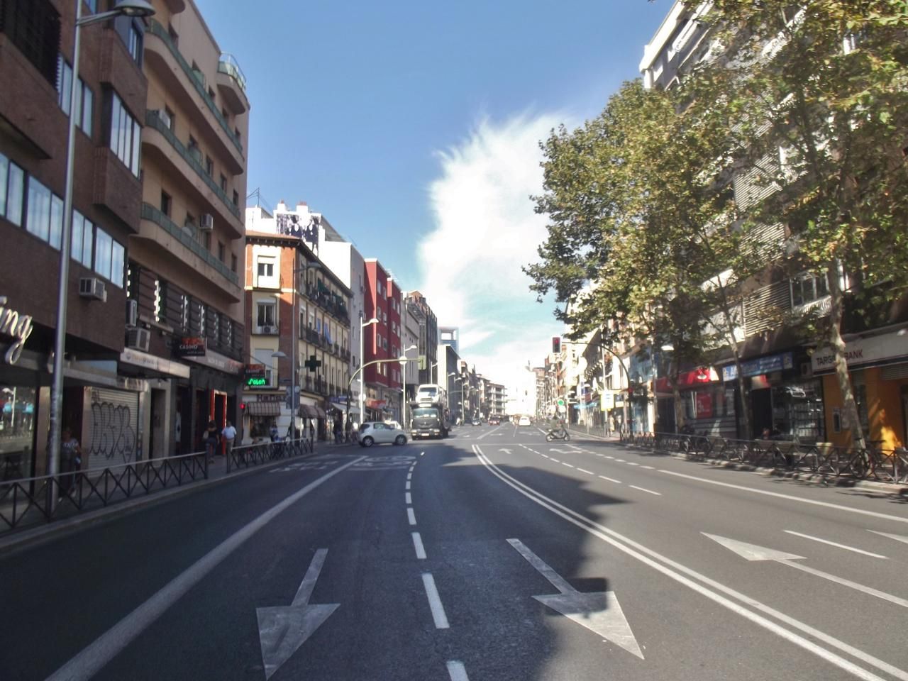 Vista exterior de Planta baja en venta en  Madrid Capital con Calefacción