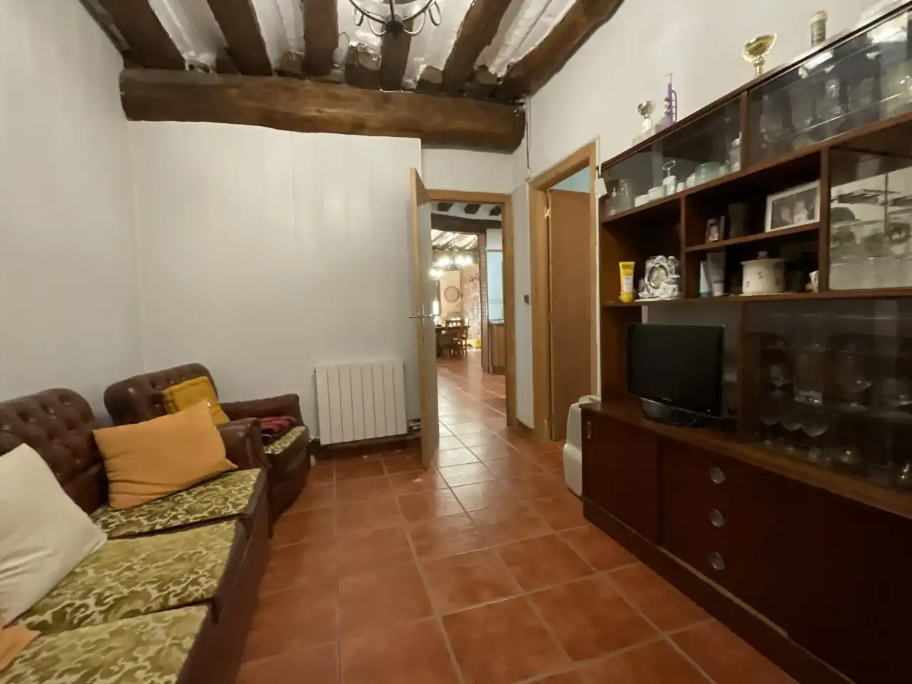 Sala de estar de Casa adosada en venta en Bascuñana, Burgos