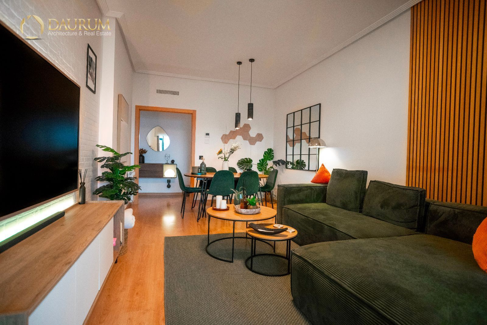 Sala d'estar de Pis en venda en Getafe amb Aire condicionat, Jardí privat i Terrassa