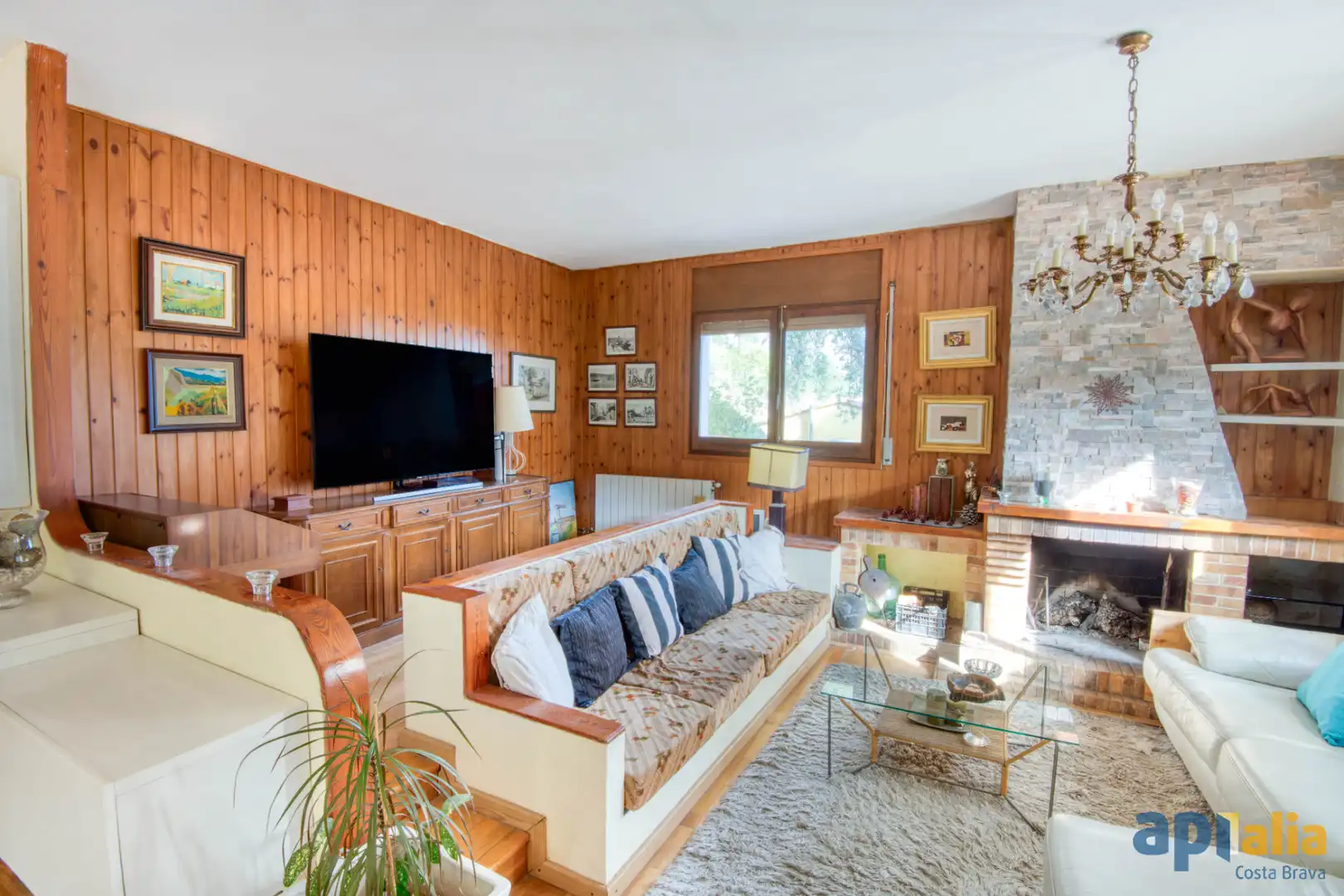 Sala de estar de Casa o chalet en venta en Sant Feliu de Guíxols con Calefacción, Jardín privado y Terraza