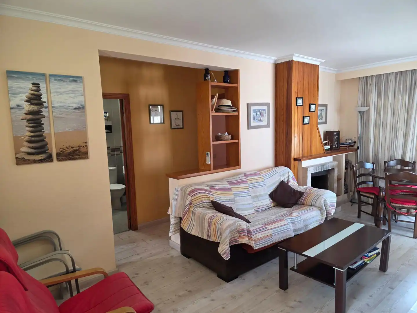 Sala d'estar de Àtic en venda en Alcúdia amb Aire condicionat, Jardí privat i Terrassa