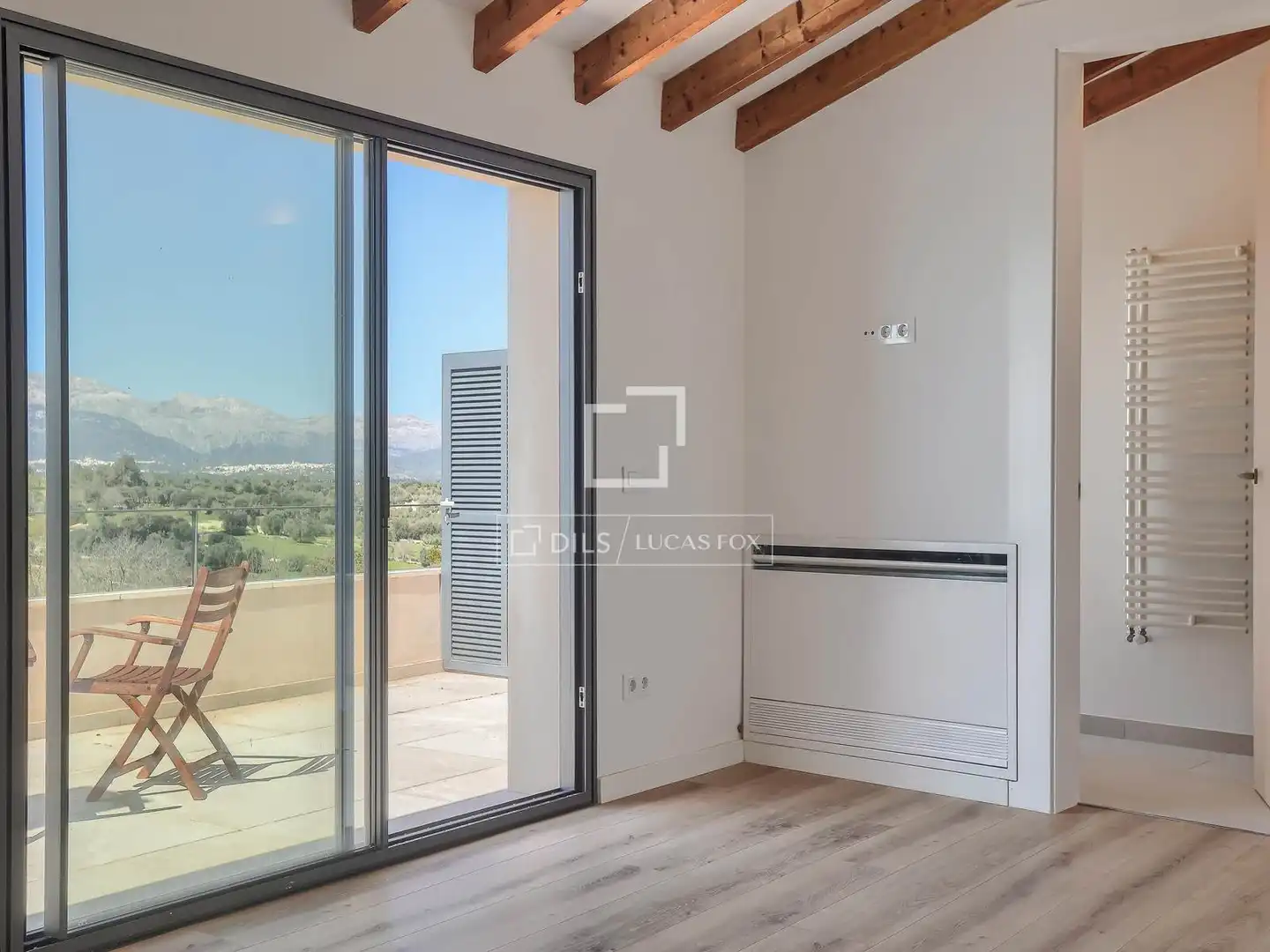 Balcony of Houses for sale in Llubí  with Air Conditioner and Swimming Pool