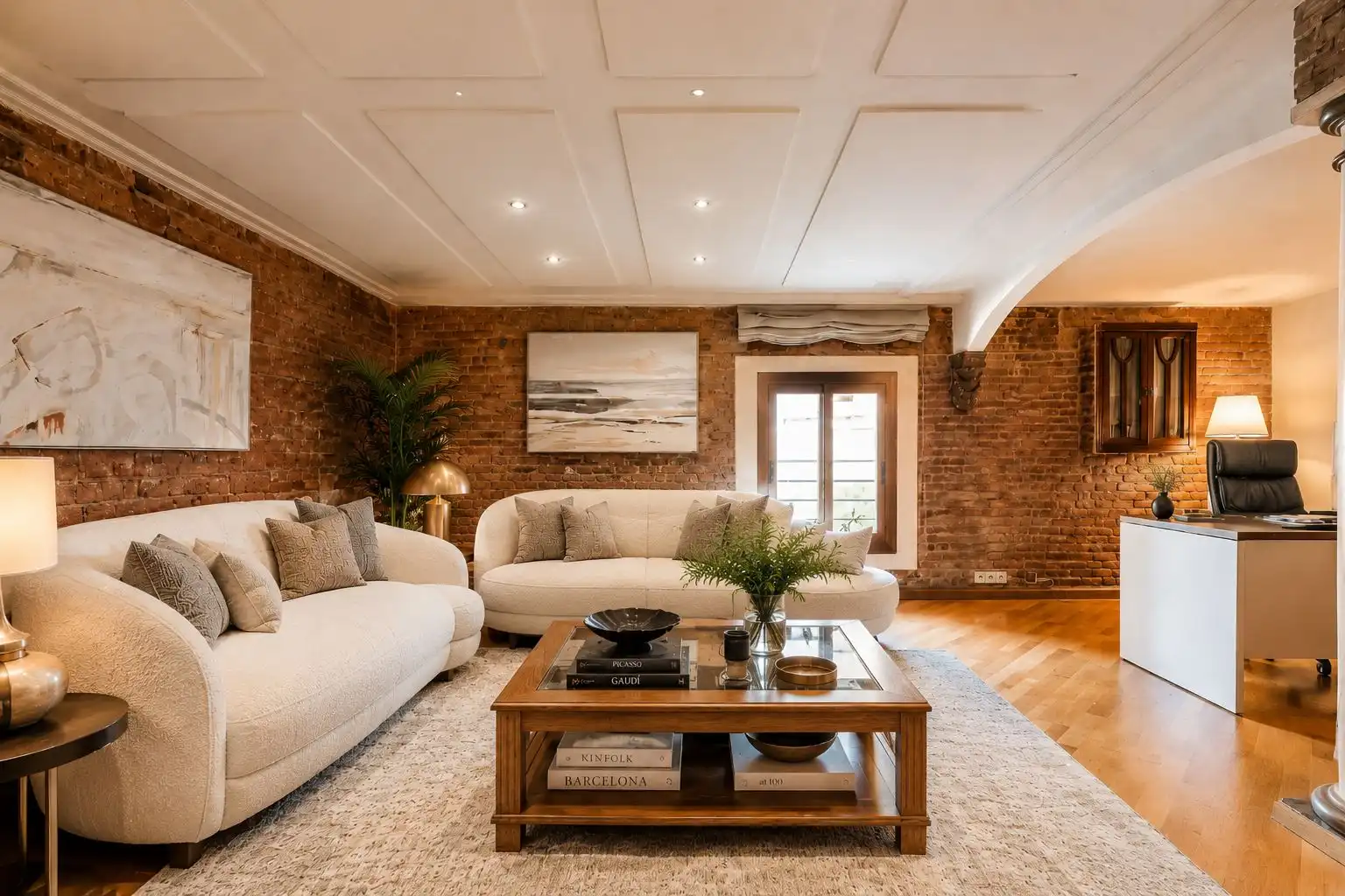 Sala d'estar de Apartament en venda en Barcelona