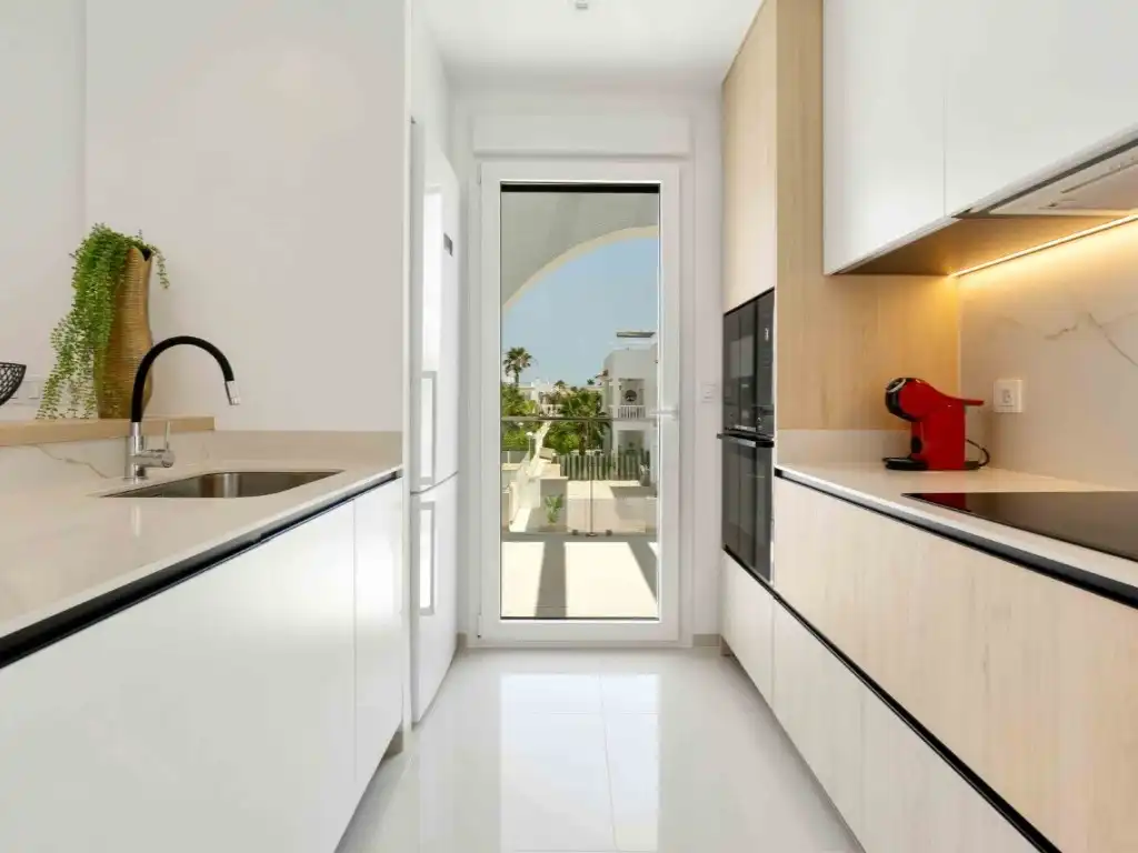 Cocina de Ático en venta en Rojales con Aire acondicionado, Jardín privado y Amueblado