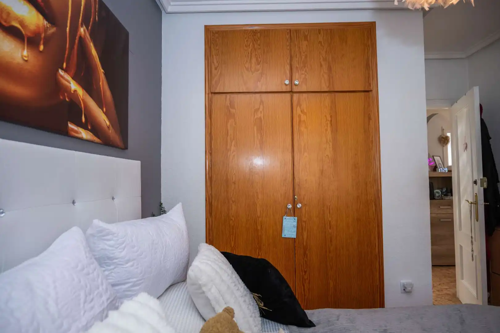Schlafzimmer von Einfamilien-Reihenhaus zum Verkauf in Orihuela mit Klimaanlage, Heizung und Terrasse