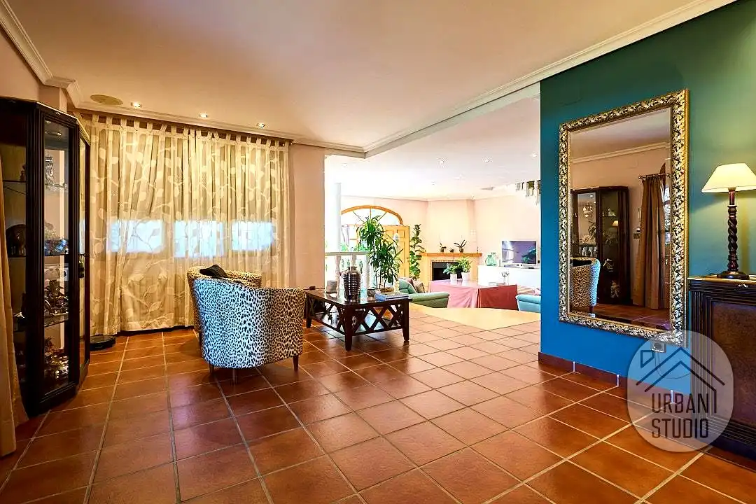 Living room of Houses for sale in Cocentaina  with Heating, Terrace and Swimming Pool