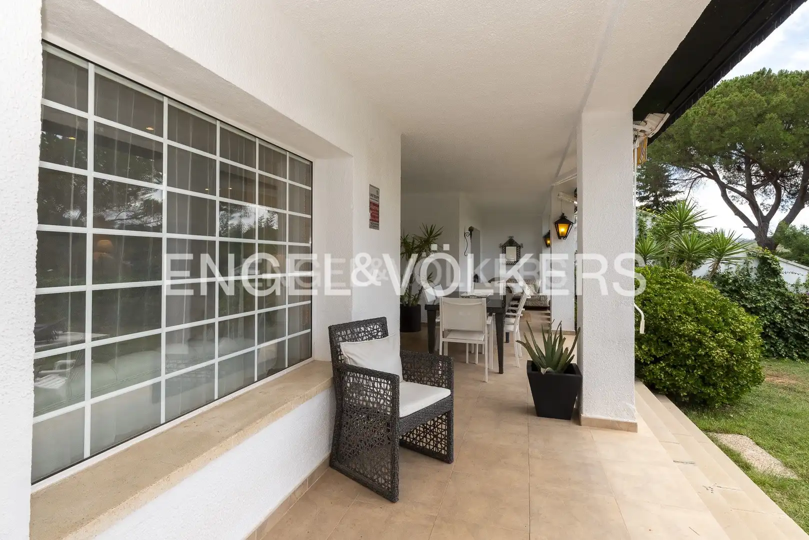 Terraza de Casa o chalet en venta en Sant Cugat del Vallès con Aire acondicionado, Calefacción y Jardín privado