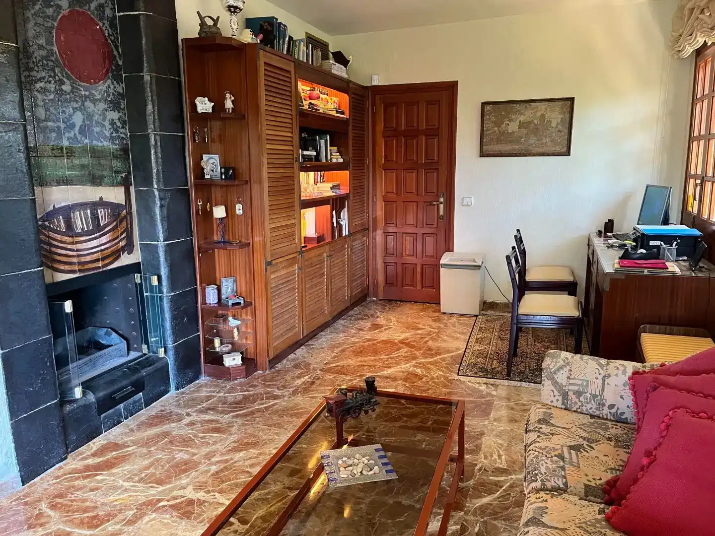 Sala d'estar de Casa o xalet en venda en Cambrils amb Aire condicionat, Piscina i Balcó