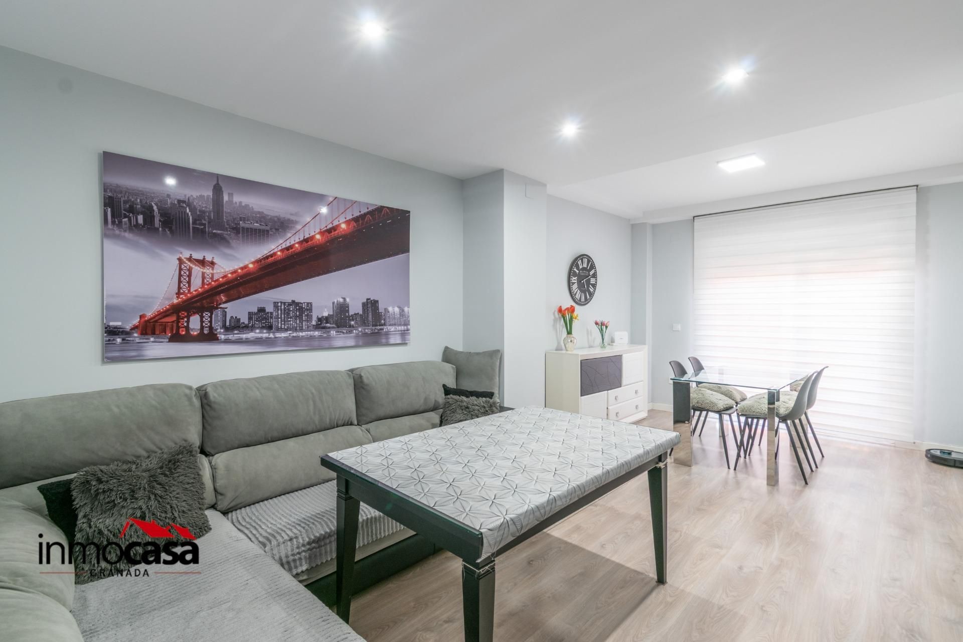 Sala de estar de Casa adosada en venta en Armilla con Terraza