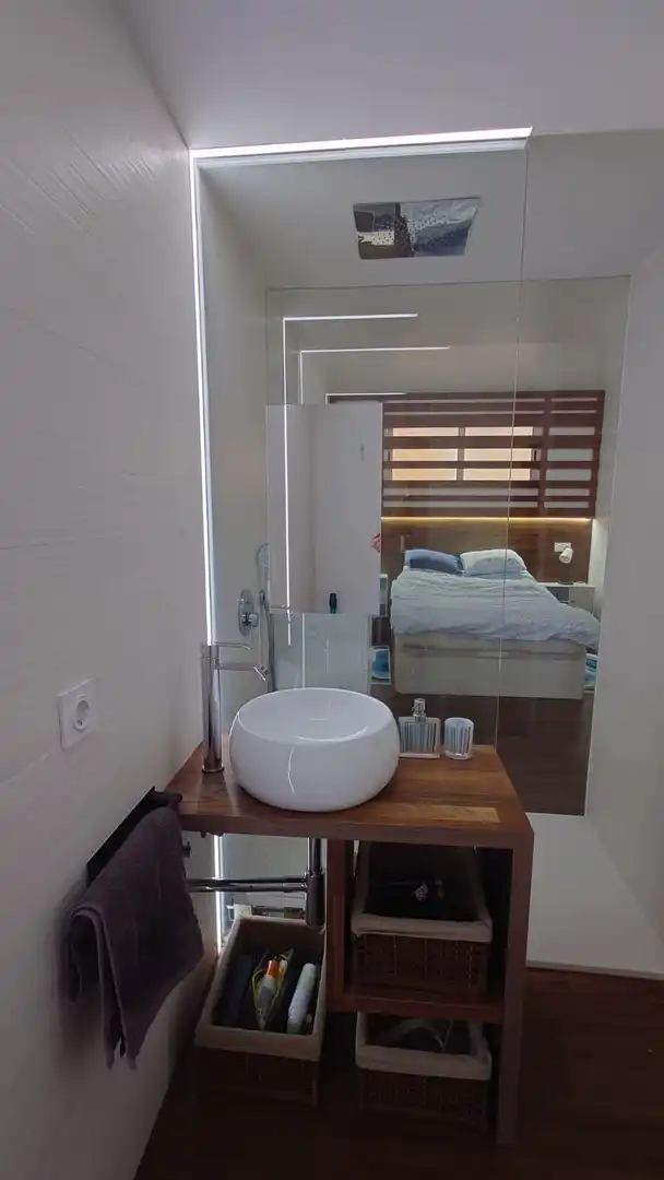 Badezimmer von Wohnungen zur Miete in Mogán mit Privatgarten, Terrasse und Gemeinschaftspool