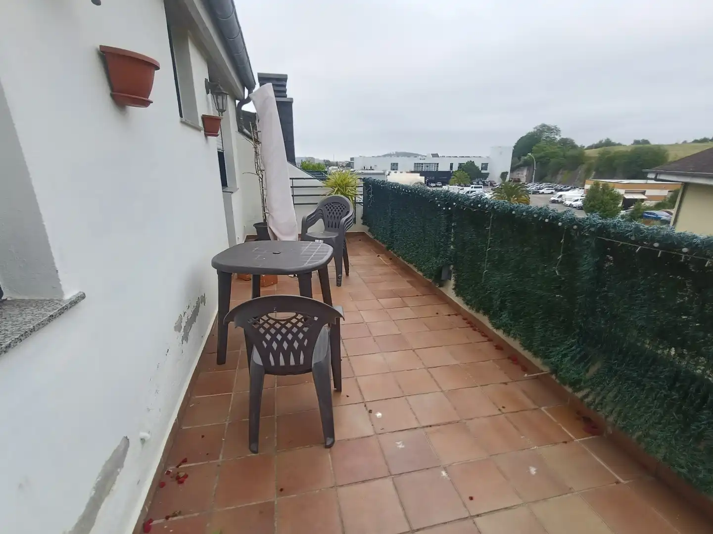 Terrasse von Dachboden zum Verkauf in Cartes mit Heizung, Parkett und Terrasse